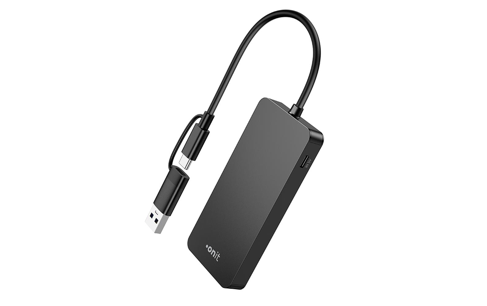 Onit USB-Hub – 4× USB-C, für Windows/Mac/ChromeOS