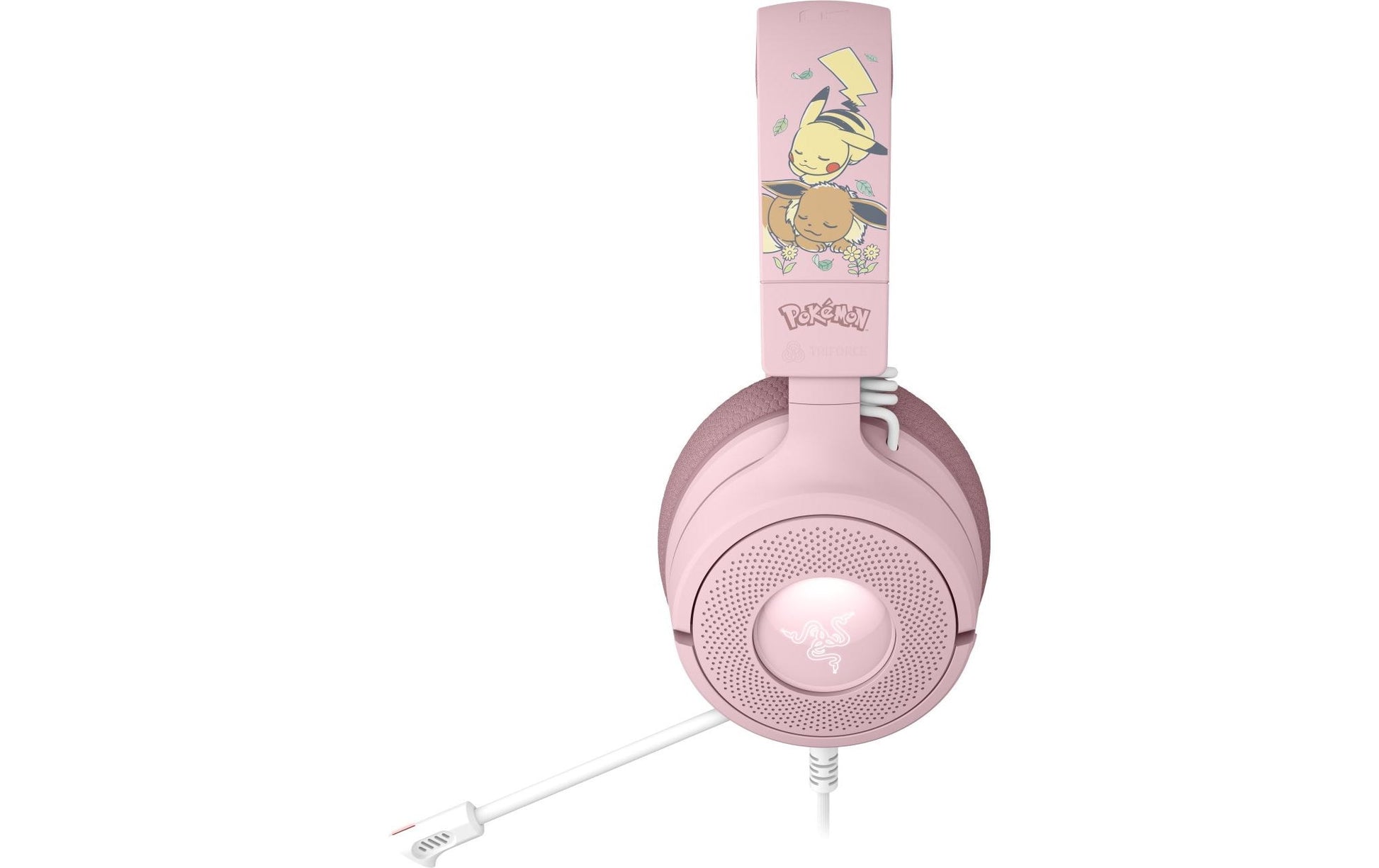 Razer Kraken V4 X Pikachu/Eevee Edition Gaming-Headset – Over-Ear, Stereo, Kabelgebunden, USB-C, Mehrfarbig