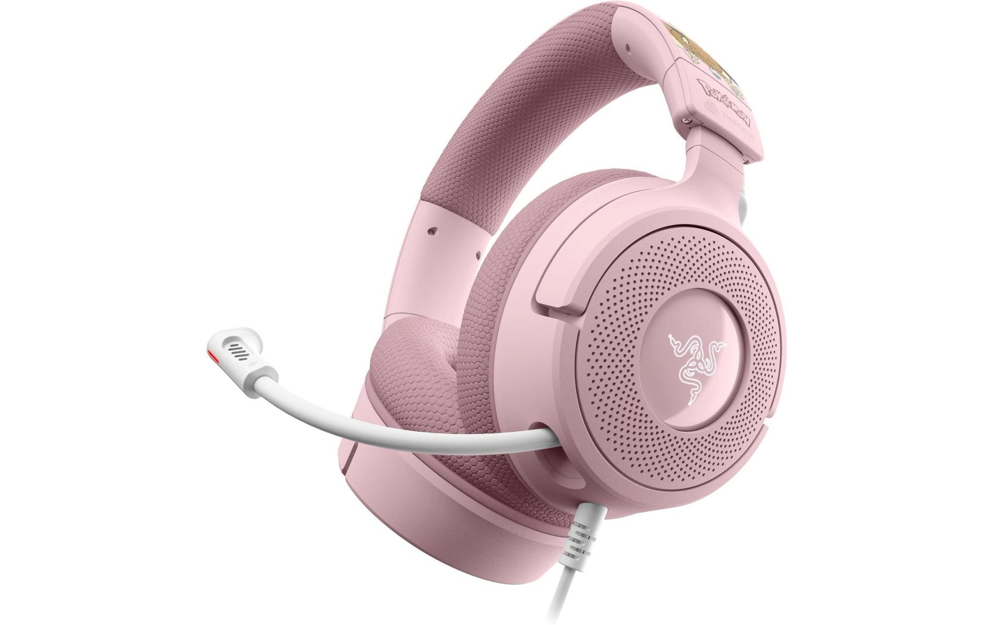 Razer Kraken V4 X Pikachu/Eevee Edition Gaming-Headset – Over-Ear, Stereo, Kabelgebunden, USB-C, Mehrfarbig
