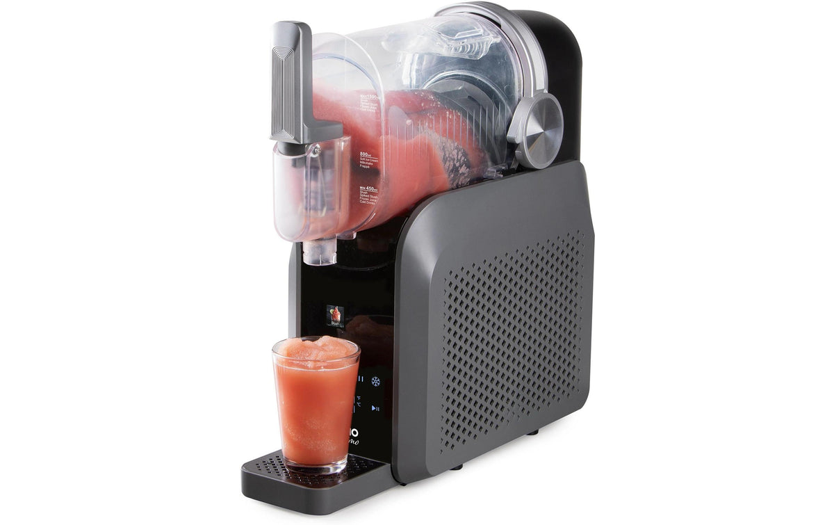 Domo Glacemaschine DO9308I – 1,8 l, Kompressor, Timer – Schwarz/Silber