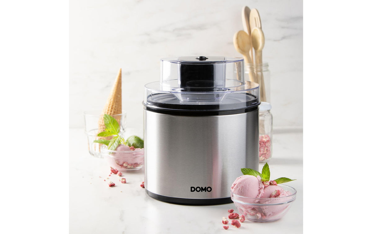 Domo Glace-Maschine DO9302I – 2 l, passiv, 12 W – silber