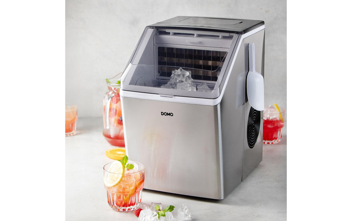 Domo Eiswürfelmaschine DO9301IB – 20 kg/24 h, 3,2 l – Edelstahl