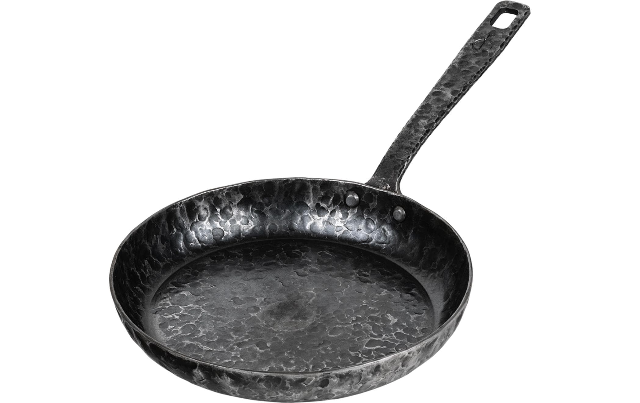 Forged Fonduepfanne – Ø 20 cm – Karbonstahl – für Induktion, Gas, Glaskeramik und mehr – Schwarz