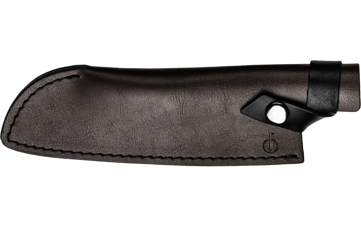 Forged Etui für Santokumesser, 6,3 × 2 cm, Leder, Braun