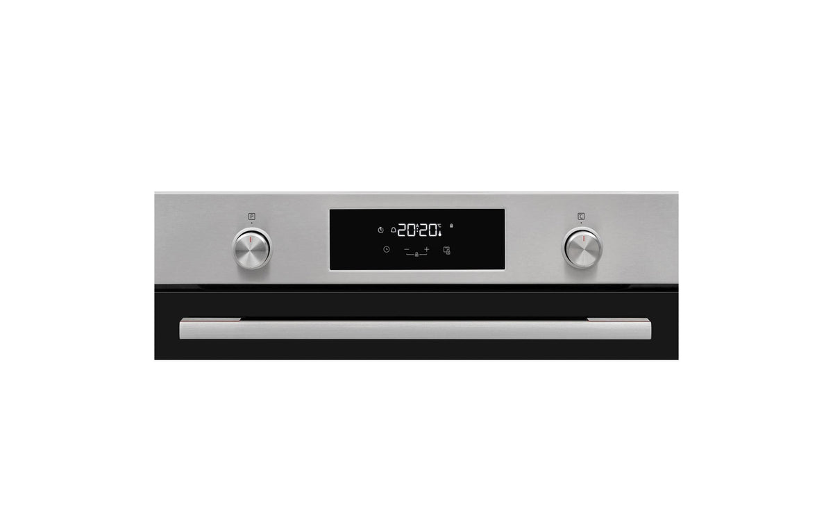 Sharp Einbau-Backofen K-71P28INM-EU – 78 l, Heissluft & Grill, 270 °C – silber/edelstahl