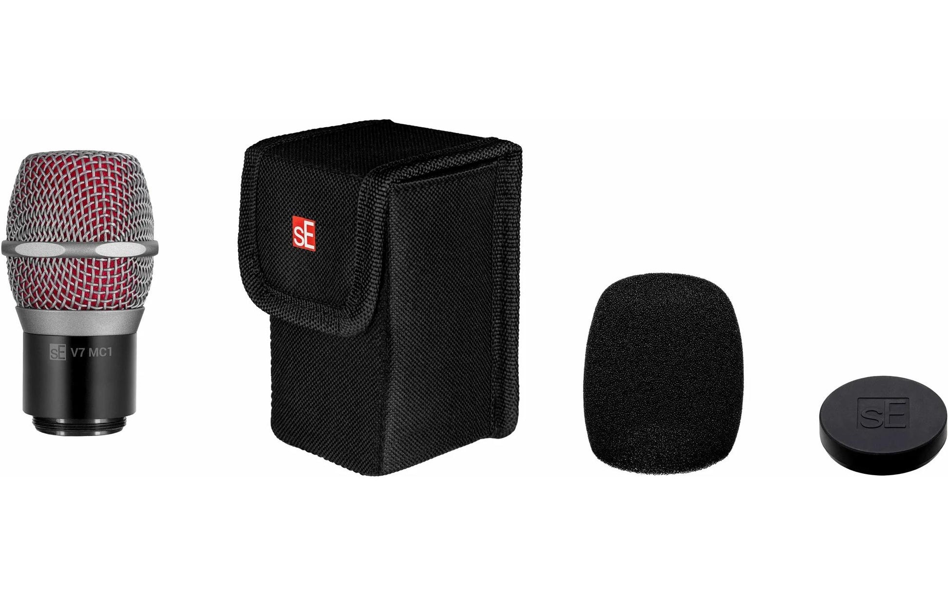 SE Electronics V7 – Bühnenmikrofon, Superniere, für Shure MVL, Schwarz