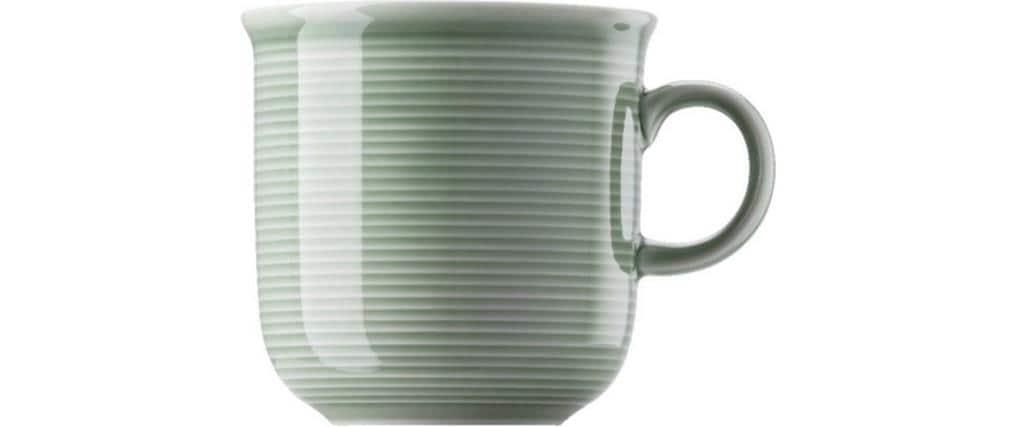 Thomas Kaffeebecher – 280 ml, Ø 7 cm, H 8,2 cm, Porzellan, Grün, spülmaschinenfest, mikrowellengeeignet