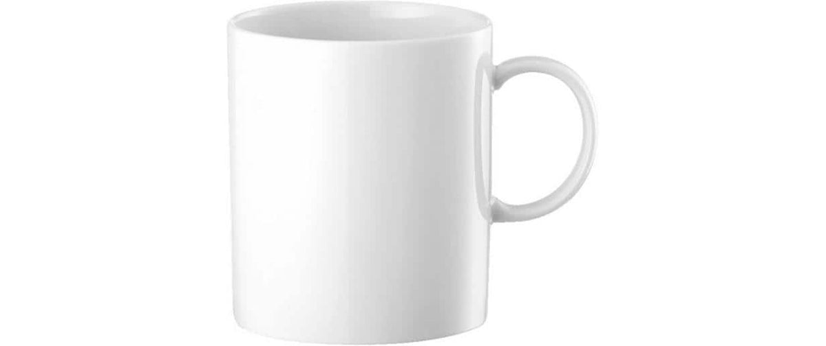 Thomas Kaffeetasse Sunny Day – 300 ml, Ø 7,2 cm, Porzellan, Weiss, spülmaschinenfest, mikrowellengeeignet