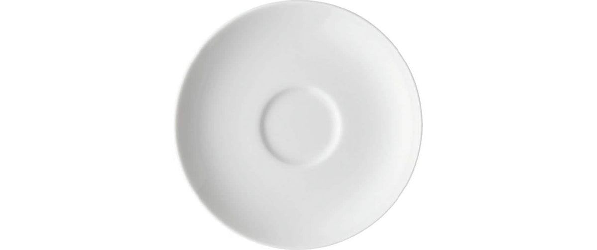 Thomas Untertasse Sunny Day – Ø 12 cm, H 1,6 cm, Porzellan, Weiss, spülmaschinenfest, mikrowellengeeignet