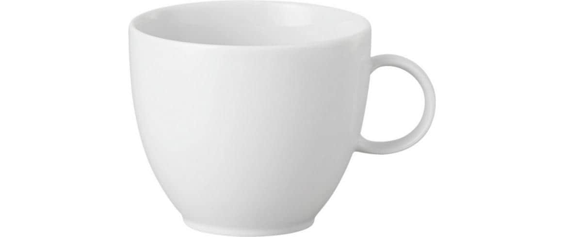Thomas Kaffeetasse Sunny Day – 200 ml, Ø 8 cm, Porzellan, Weiss, spülmaschinenfest, mikrowellengeeignet
