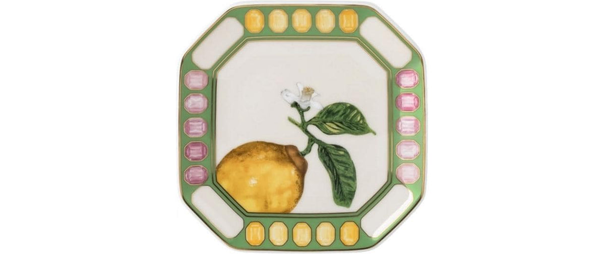 Rosenthal Schale IDYLLIA – 11,3 × 11,3 × 1,4 cm, Porzellan, Grün, spülmaschinenfest