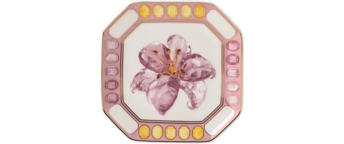 Rosenthal Schale IDYLLIA – 11,3 × 11,3 × 1,4 cm, Porzellan, Rosa, spülmaschinenfest