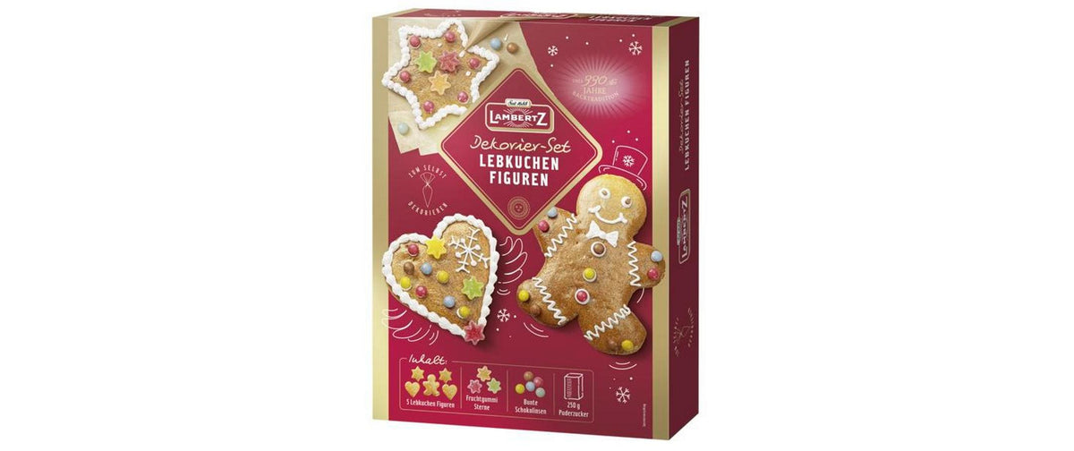 Lambertz Dekorierset Lebkuchenfiguren – 175 g
