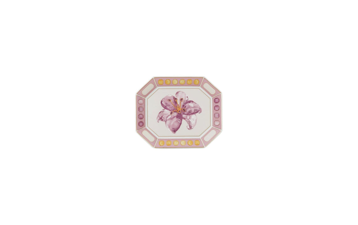 Rosenthal Schale IDYLLIA – 12,1 × 14,6 × 2,2 cm, Porzellan, Rosa, spülmaschinenfest