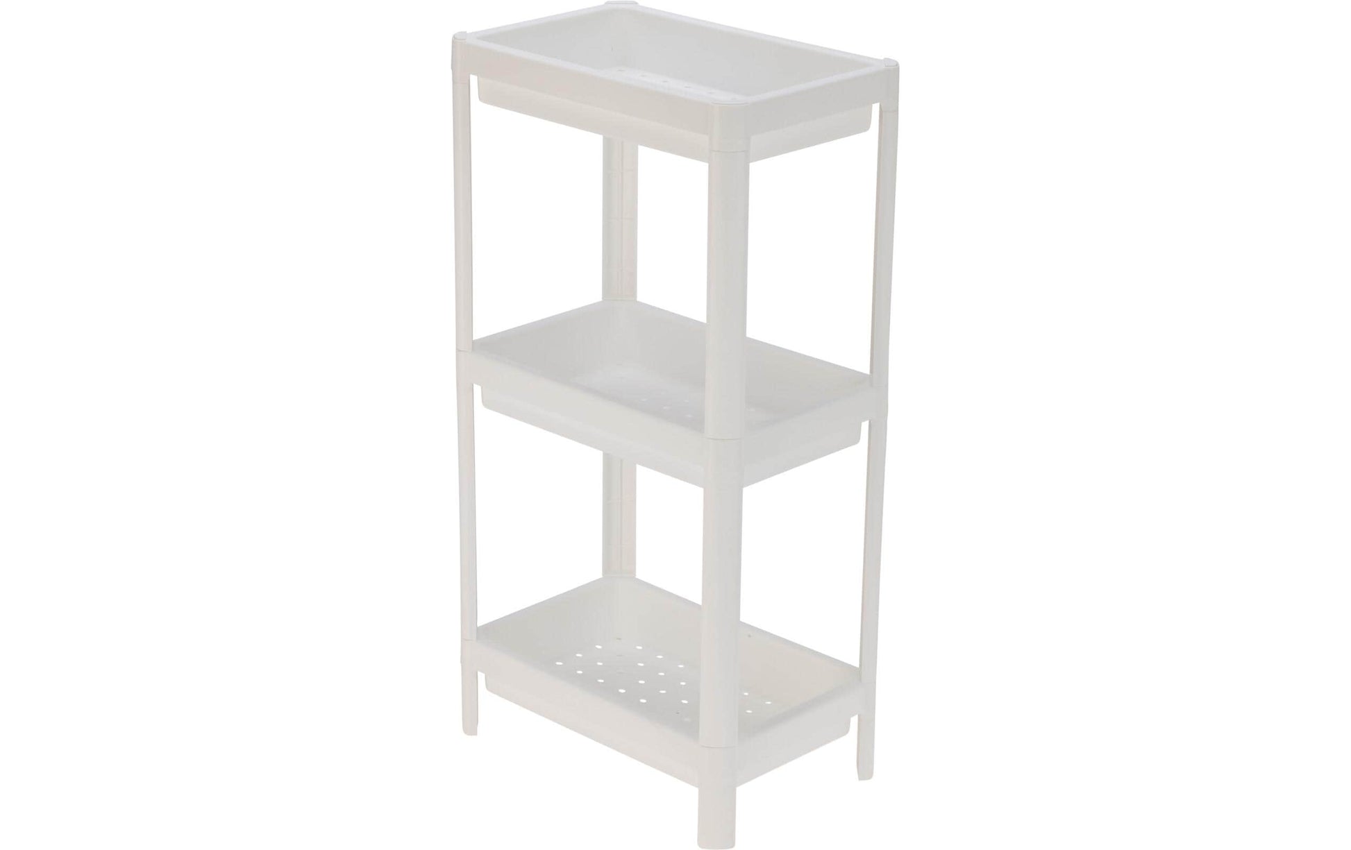 Nize WL Schrank Organizer WS Regal 3 Tablare – Polypropylen – Weiss – 360 × 710 × 230 mm
