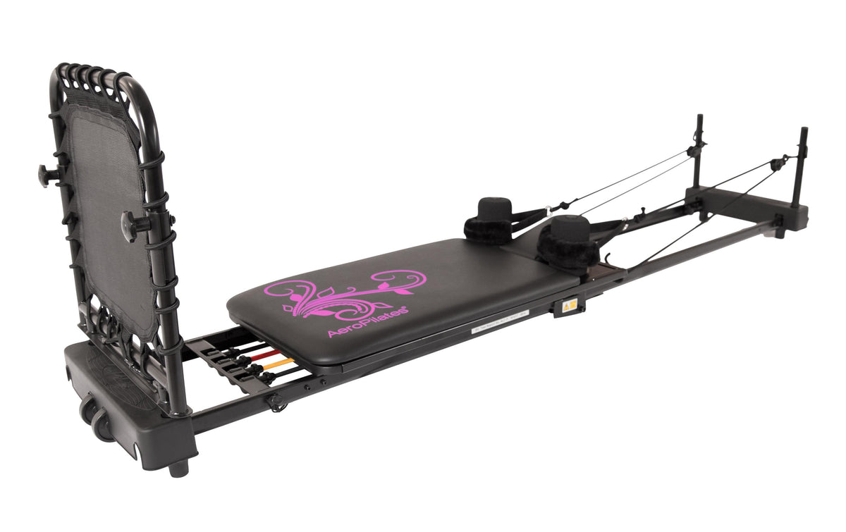 Aero pilates AeroPilates – Reformer 435 Plus, 219 × 45 × 39 cm, 29 kg – Schwarz, Metall