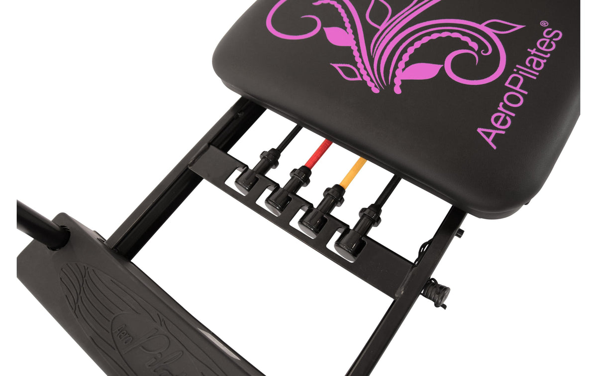 Aero pilates AeroPilates – Reformer 435 Plus, 219 × 45 × 39 cm, 29 kg – Schwarz, Metall
