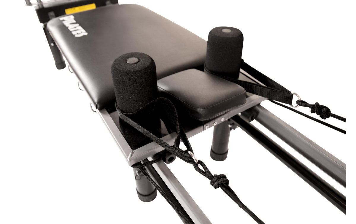 Aero pilates AeroPilates – Reformer-Stand, 211 × 36 × 24,5 cm – Schwarz, Metall/Stahl – für AeroPilates 435 Reformer