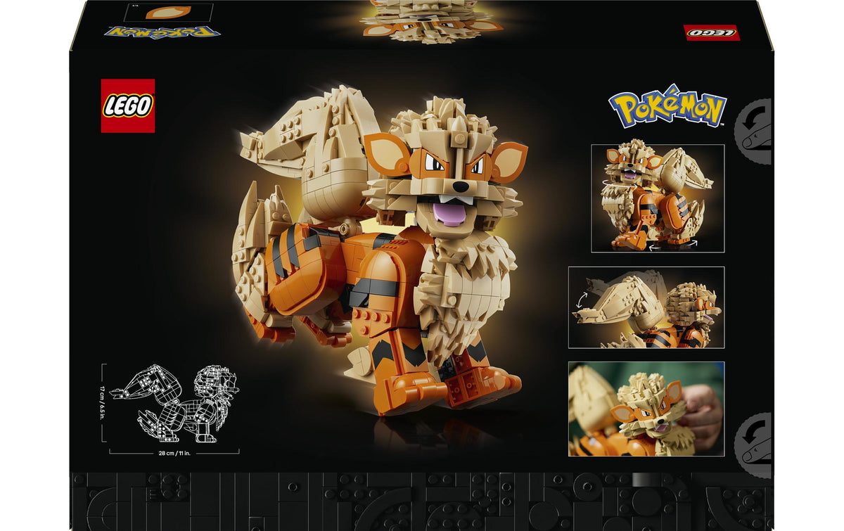 LEGO 3D Puzzle Pokémon 72160 – 1190 Teile – 26,2×9,4×38,2 cm – ab 18 Jahren