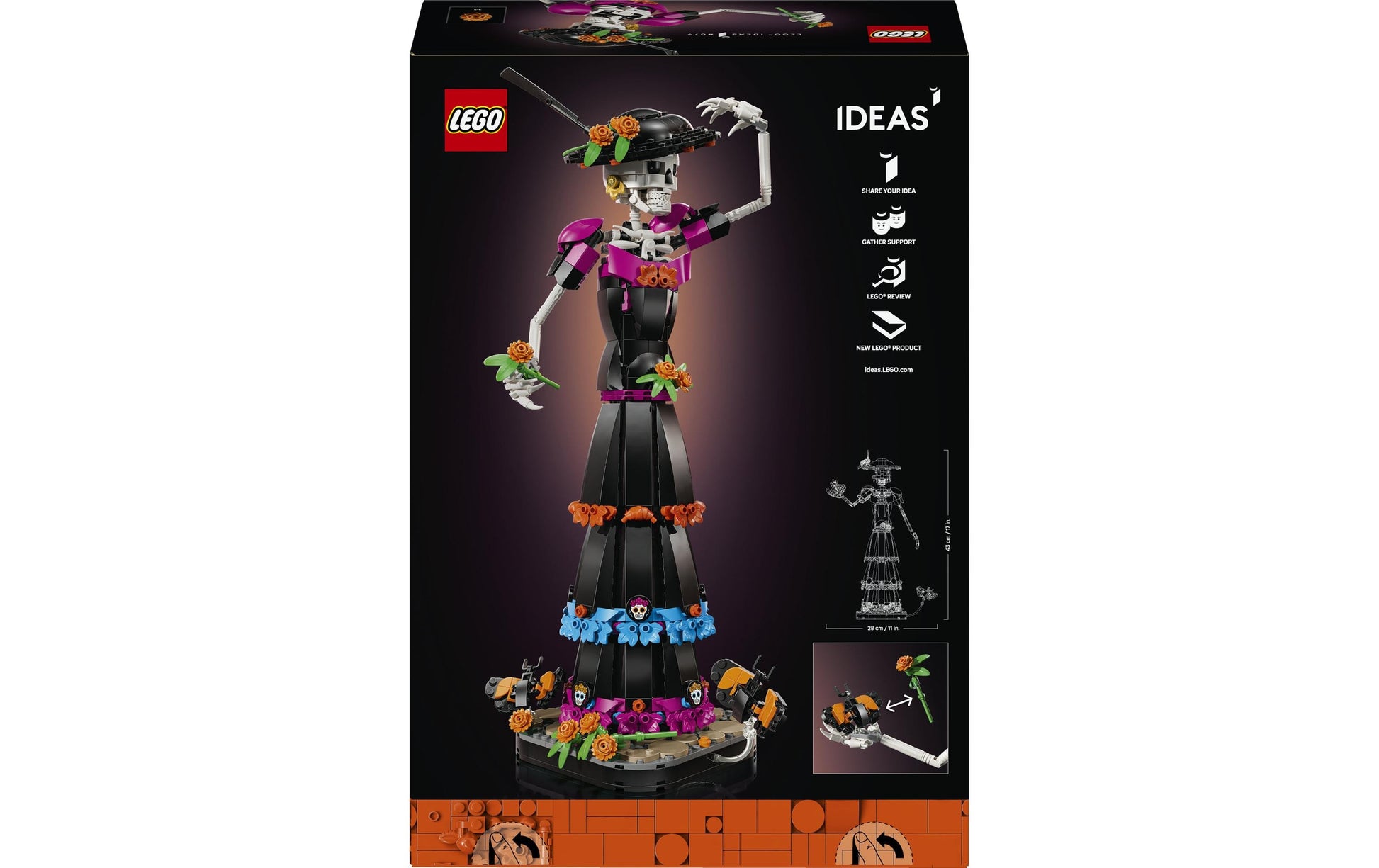 LEGO IDEAS 21372 Bausatz – 1'212-teilig – 38,2×9,4×26,2 cm – ab 18 Jahren