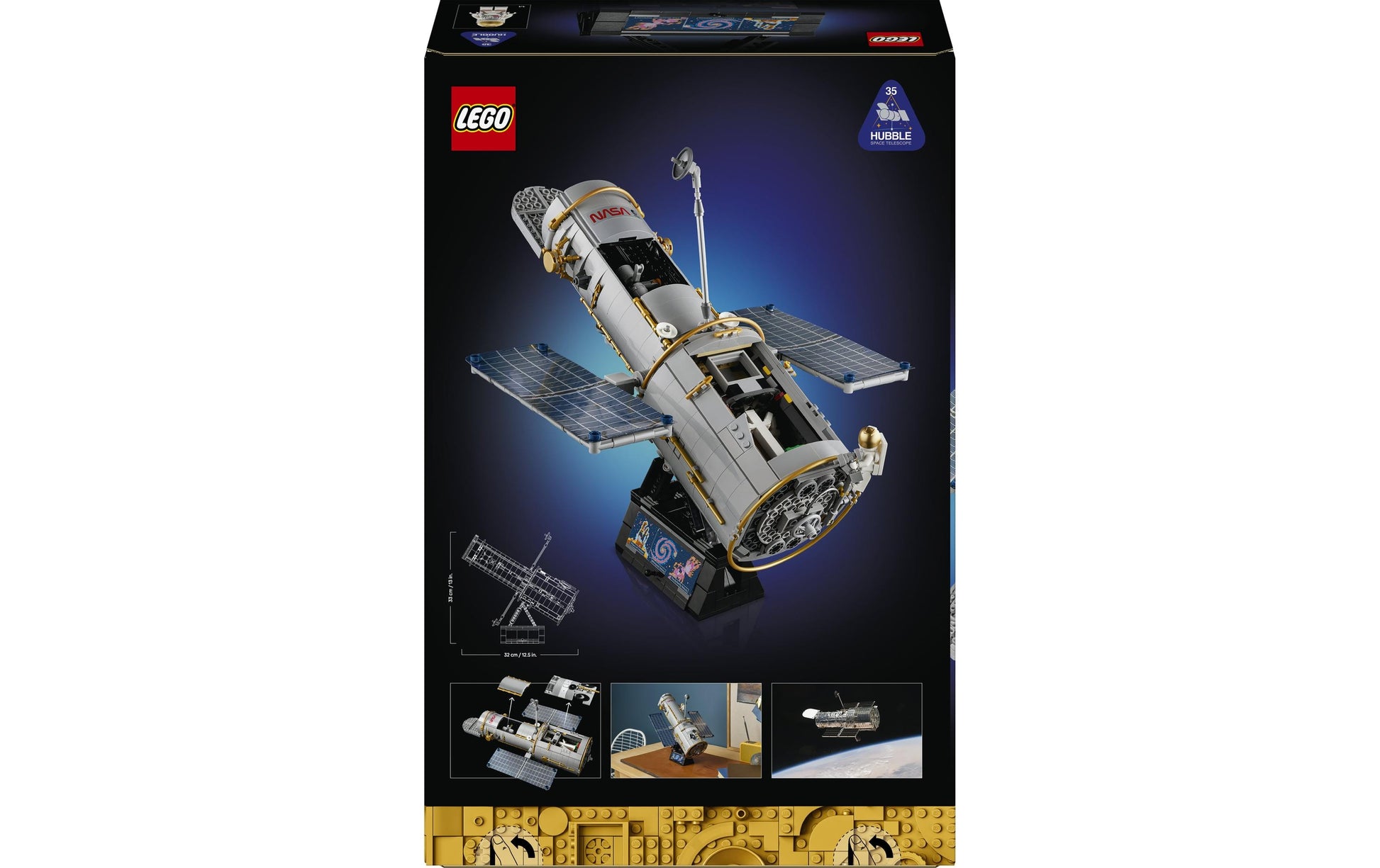 LEGO Icons 11382 Set – Weltraum – 1252 Teile – 43,2 × 11,8 × 28,2 cm – ab 18 Jahren