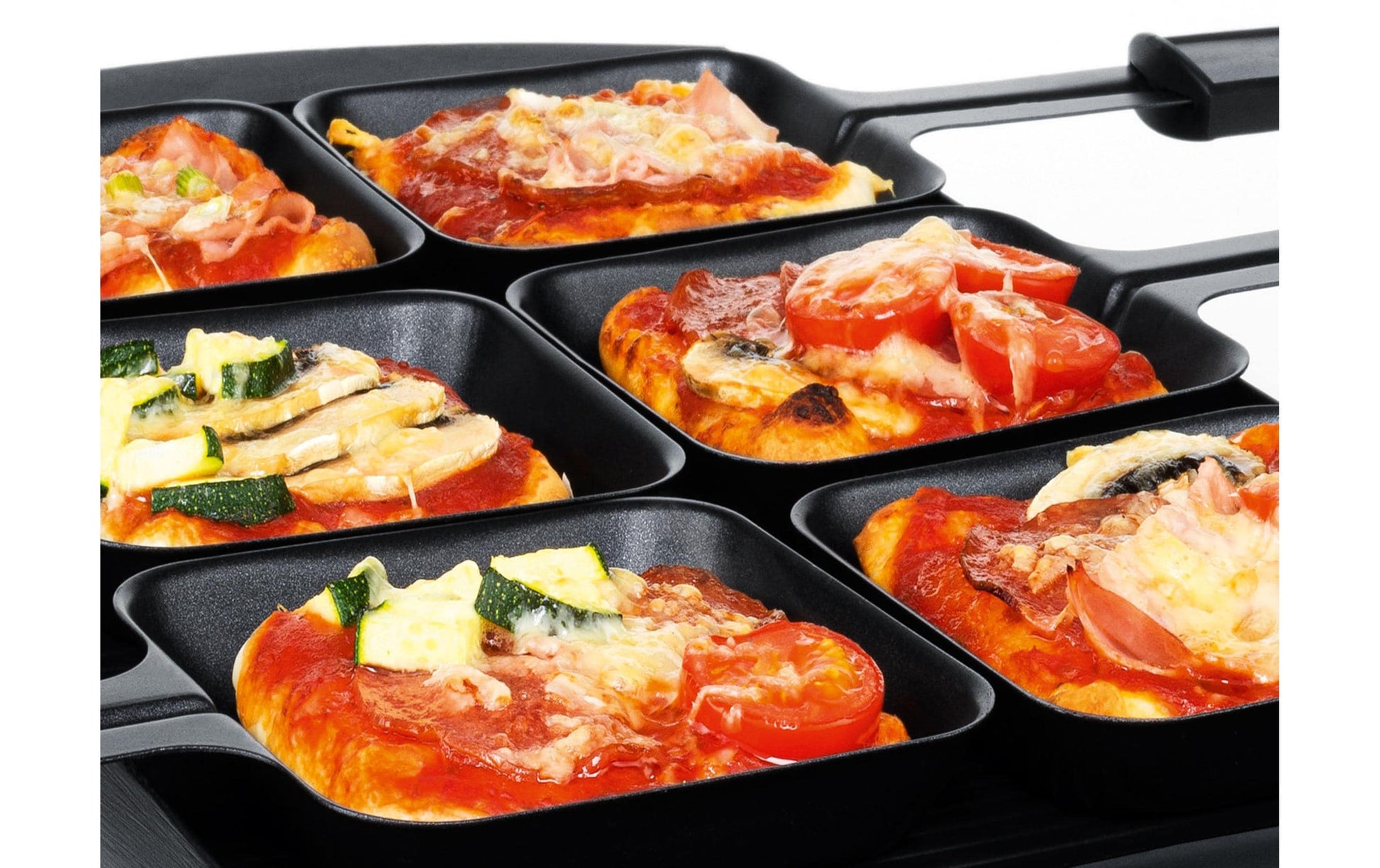 Steba Raclette-Grill RC6 – 6 Personen, 1500 W, Alu-Druckguss – schwarz