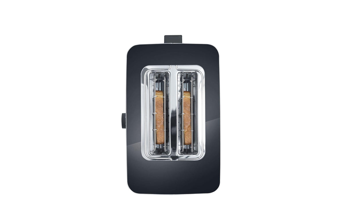 Graef Toaster TO 62 – 2 Scheiben, Abtaufunktion und Aufwärmfunktion, 1000 W – schwarz