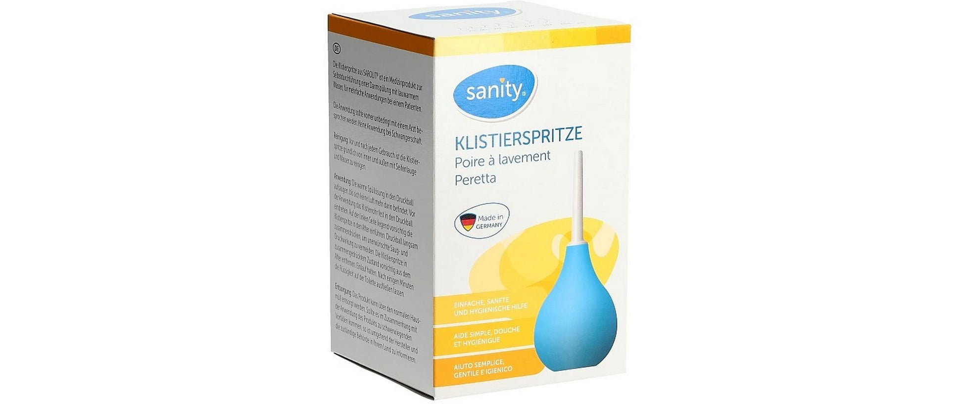 Sanity Birnspritze – Grösse 11, 2-teilig, 347 ml