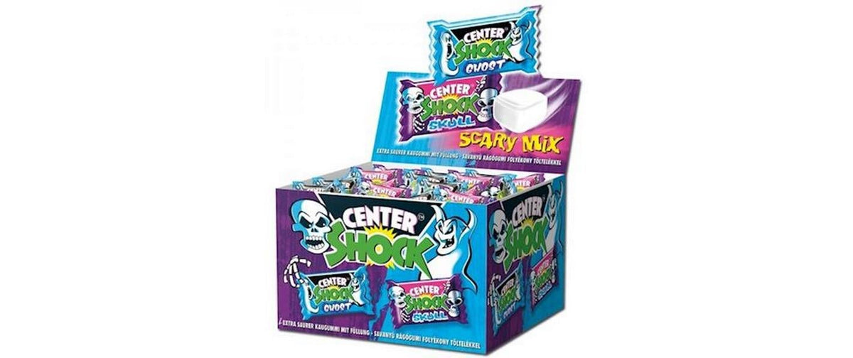Center Shock Kaugummi – Scary Mix, vegan, glutenfrei – 100 Stück
