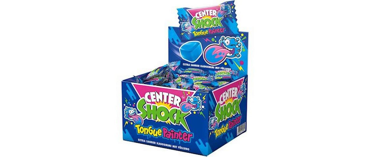 Center Shock Tongue Painter Kaugummi – 100 × 4 g