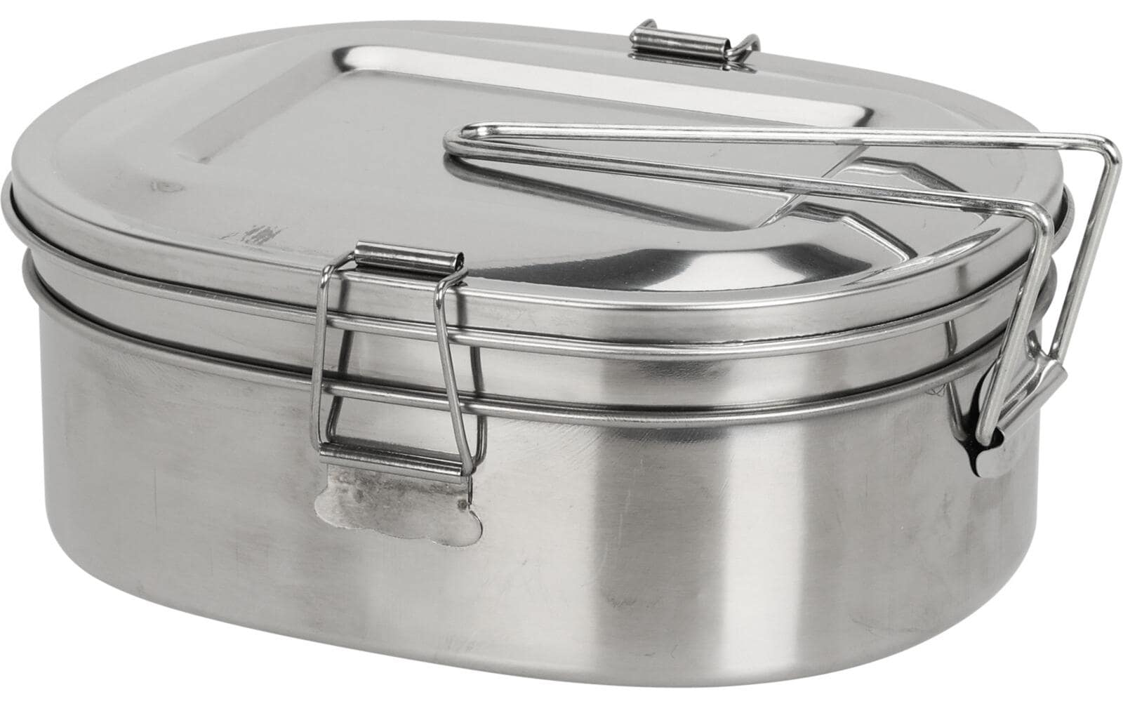 Nize Lunchbox 1,2 l, 18 × 7,5 × 14 cm, Edelstahl, silber