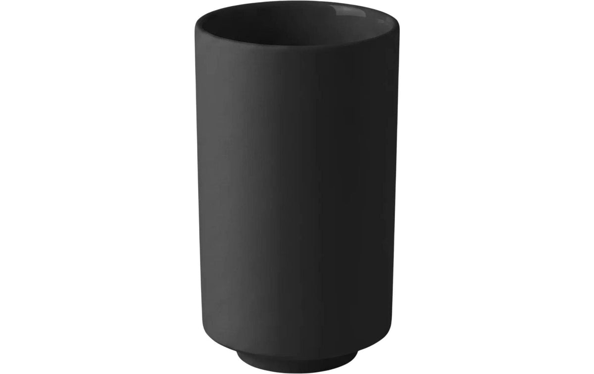 Blomus Zahnbürstenhalter SAYA – Keramik, Ø7×13 cm, Schwarz