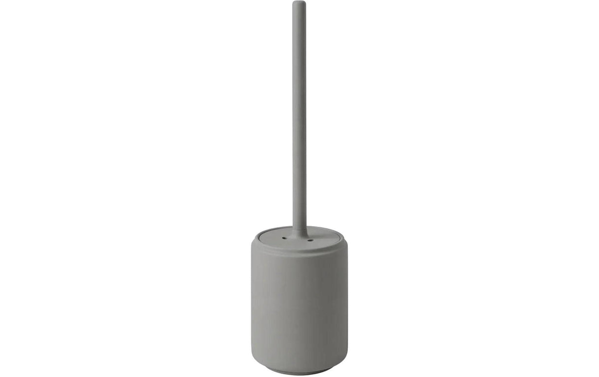 Blomus SAYA – WC-Bürstenset – Keramik, Grau, bodenstehend, H 41 cm, Ø 10 cm