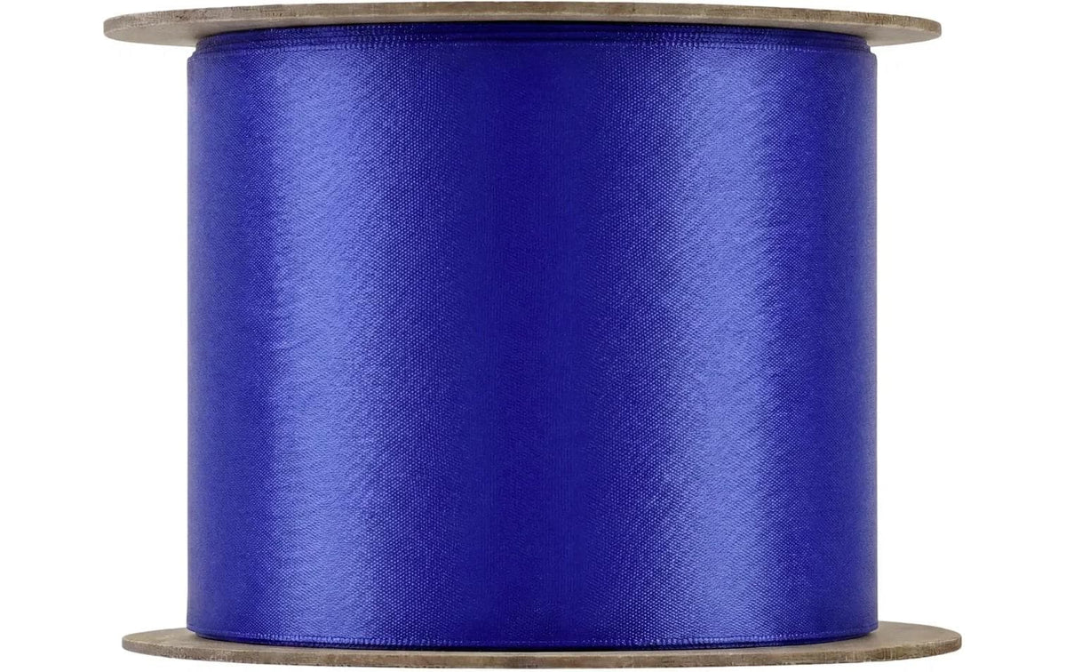 Blomus Geschenkband, JUHLA L, Satin, matt, Blau, 50 mm × 5 m, 1 Stk.