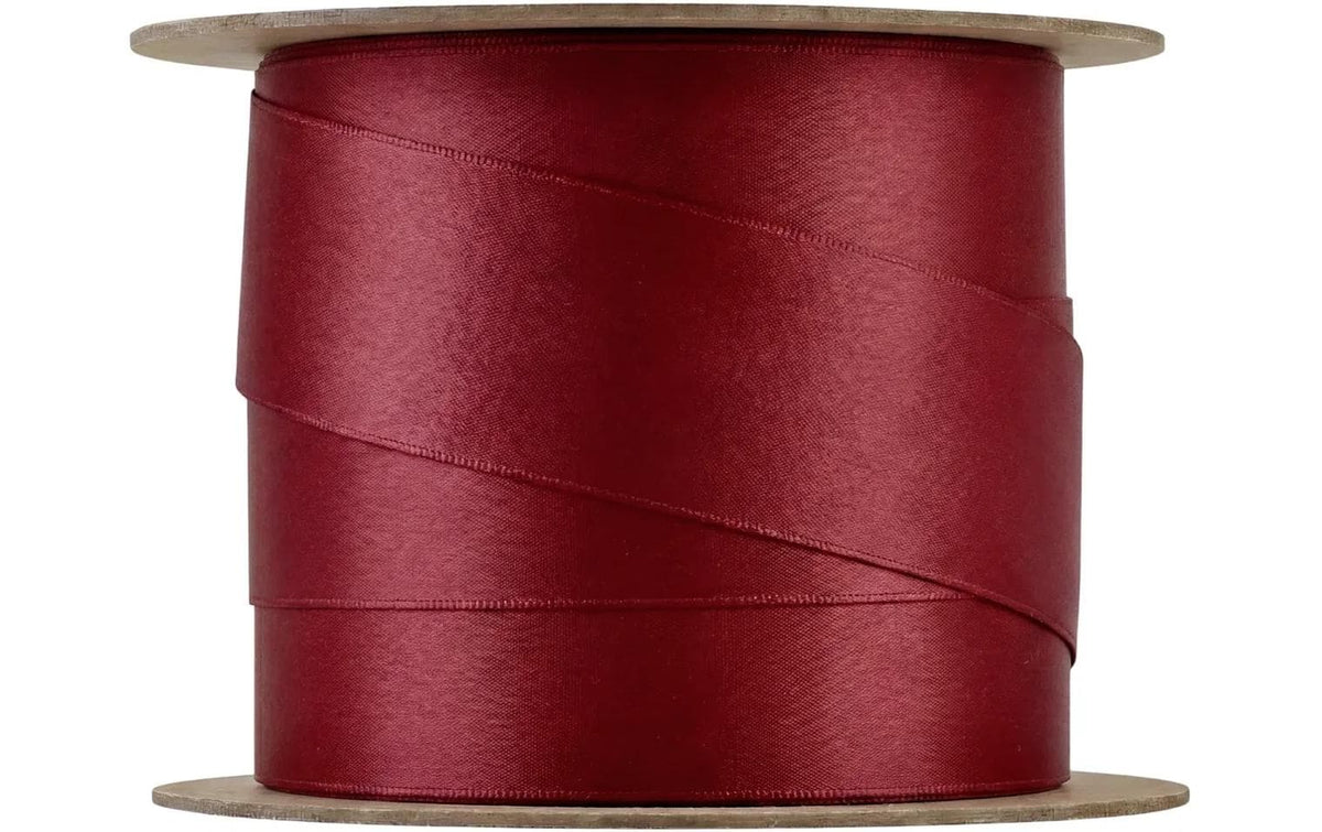 Blomus Geschenkband, JUHLA M, Satin, matt, Rot, 25 mm × 5 m, 1 Stk.