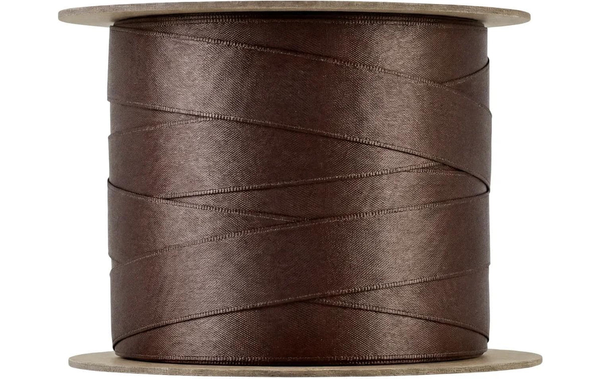 Blomus Geschenkband, JUHLA S, Satin, Dunkelbraun, 10 mm × 5 m, 1 Stk.