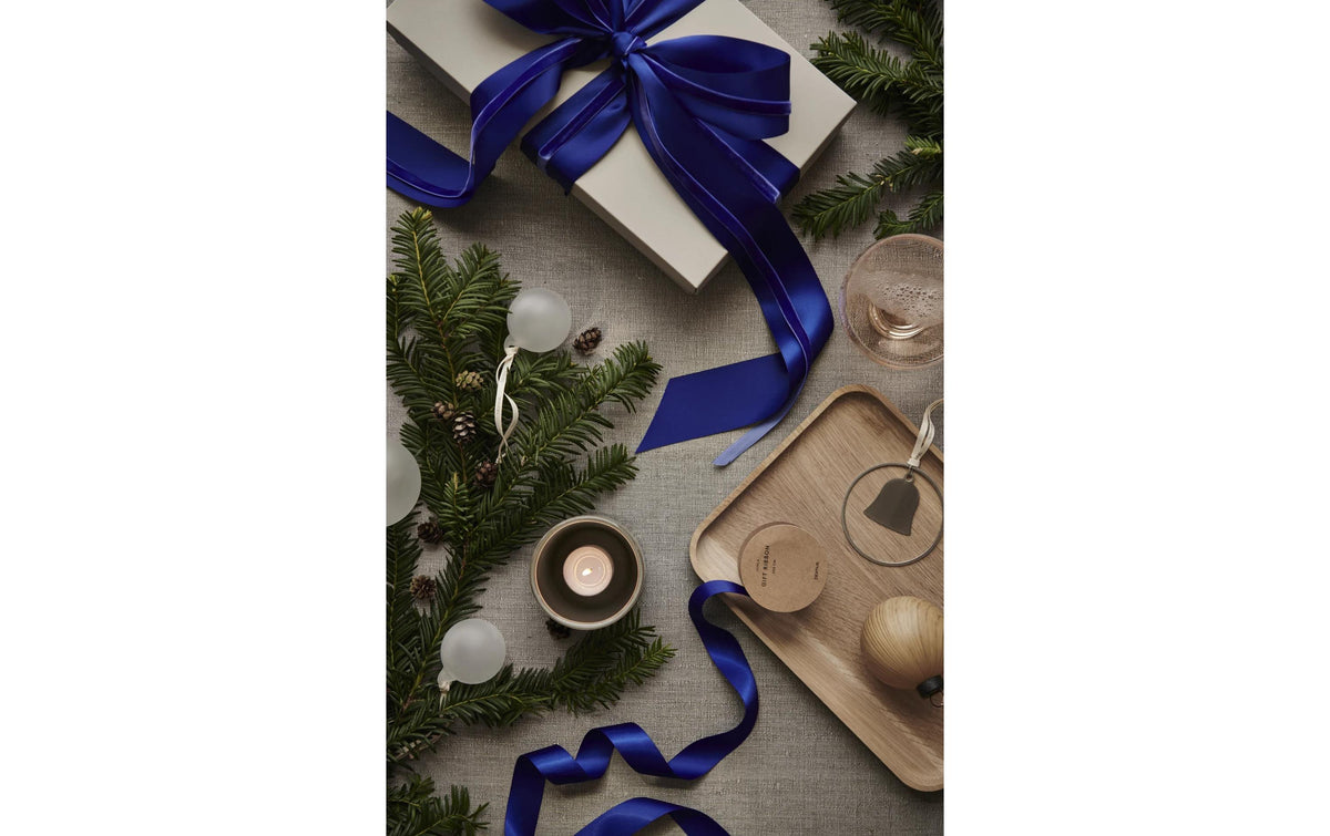 Blomus Geschenkband, Satin, matt, Blau, 25 mm × 5 m, 1 Stk.