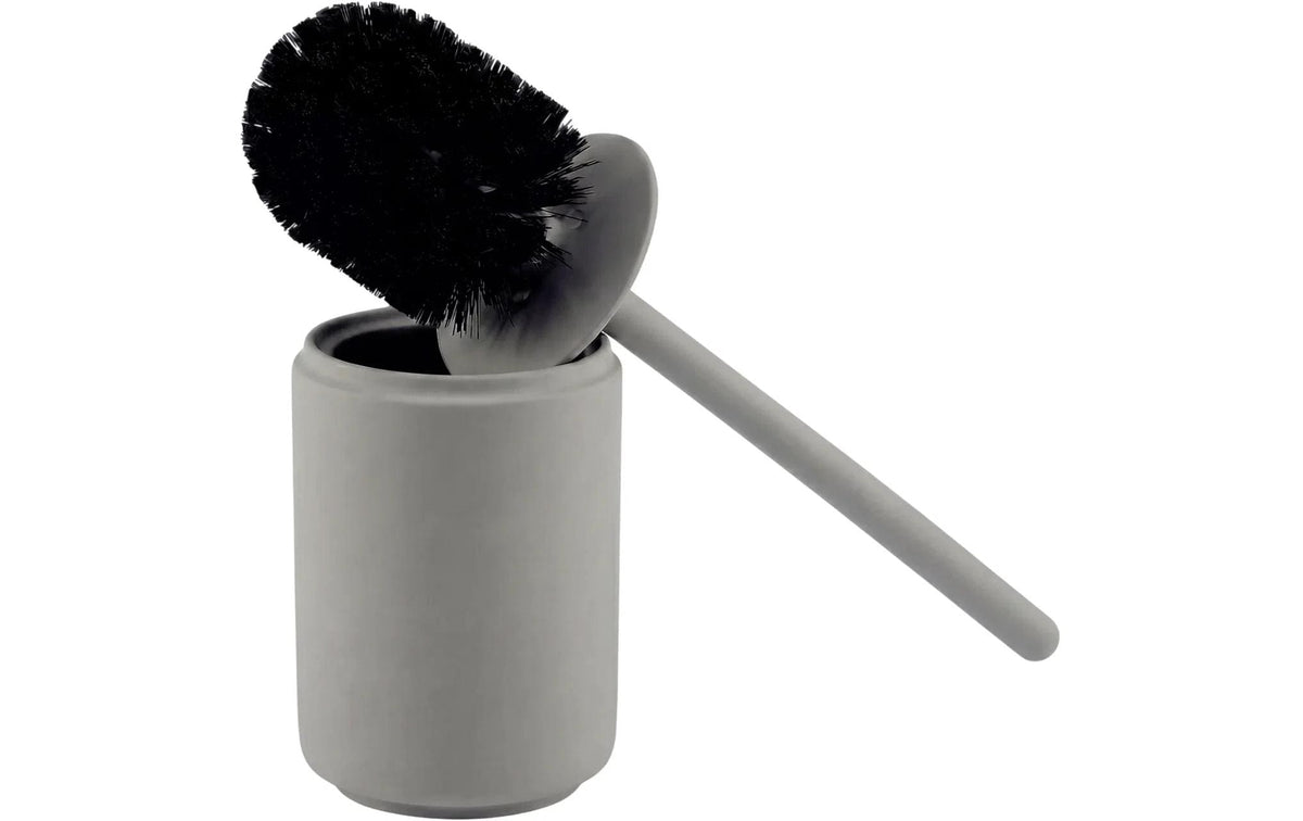 Blomus SAYA – WC-Bürstenset – Keramik, Grau, bodenstehend, H 41 cm, Ø 10 cm
