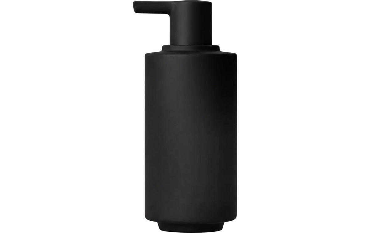 Blomus SAYA Seifenspender – Keramik, Schwarz, 190 ml