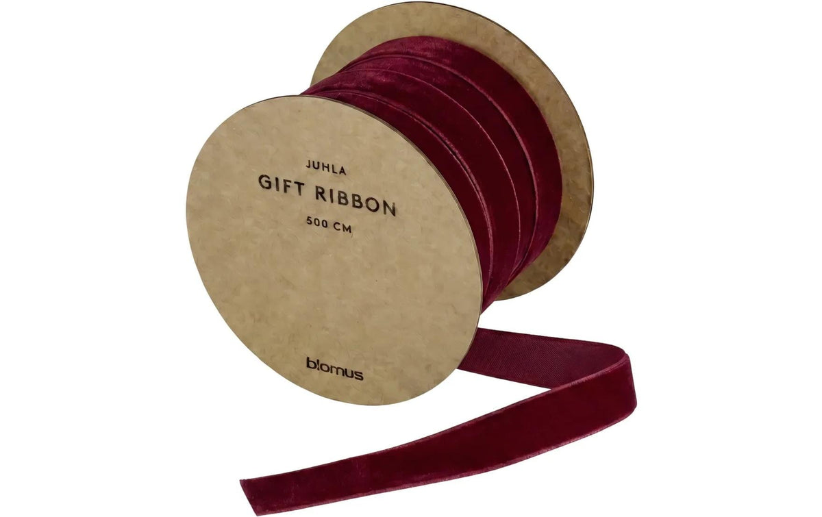 Blomus Geschenkband, Matt, Rot, 50 mm × 5 m, 1 Stk.