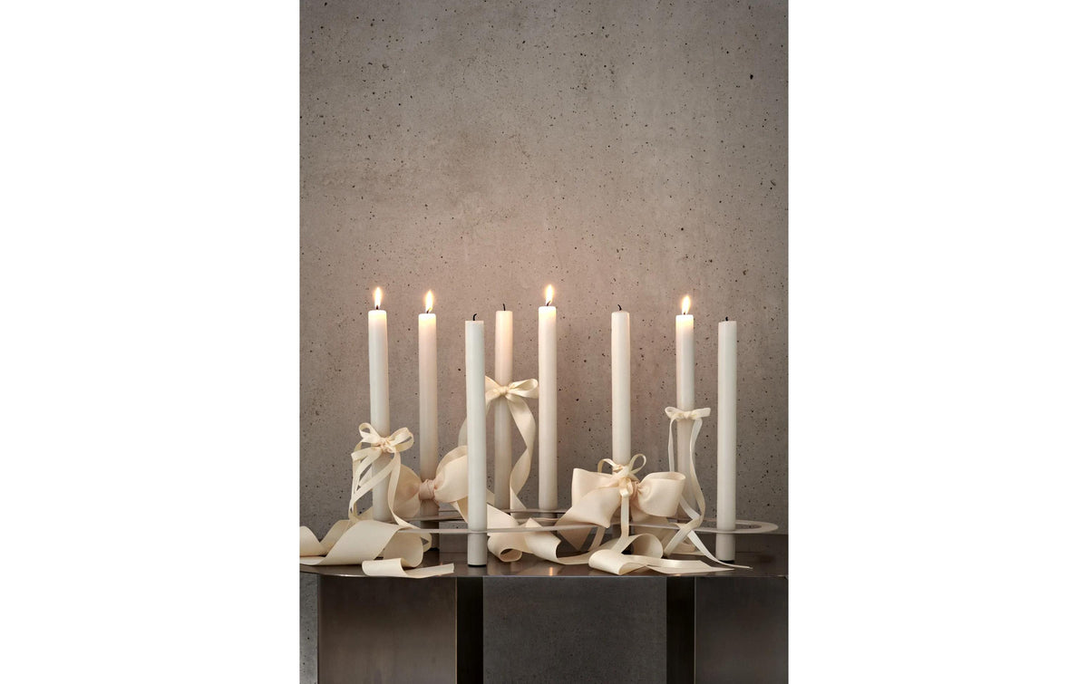 Blomus Geschenkband, JUHLA S, Samt, Matt, Crème, 10 mm × 5 m, 1 Stk.