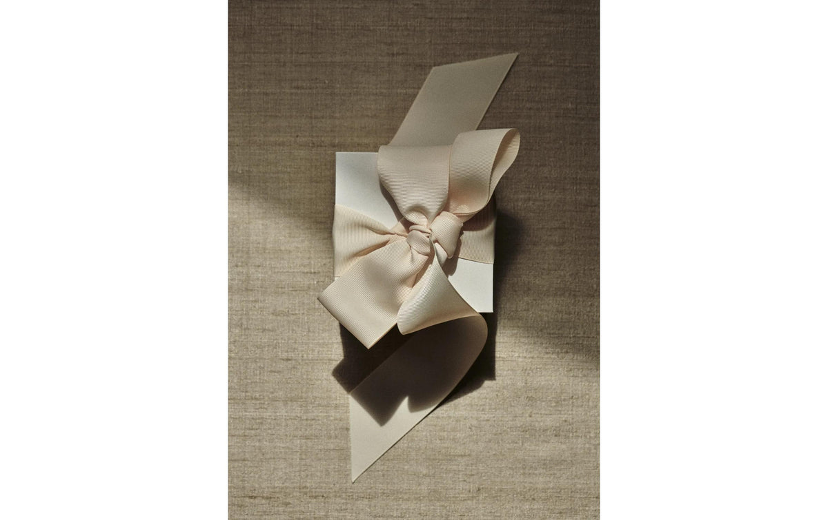Blomus Geschenkband, JUHLA, Polyester, matt, Crème, 50 mm × 5 m, 1 Stk.