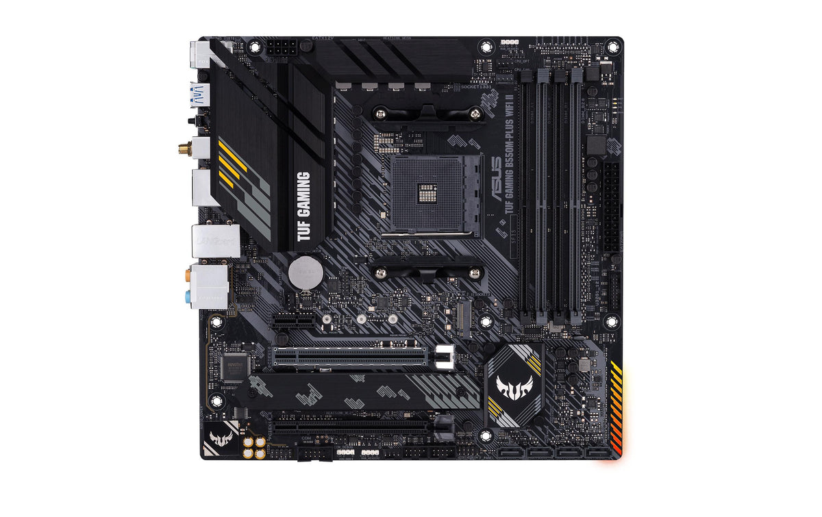 ASUS TUF GAMING B550M-PLUS WIFI II – Mainboard – AM4, AMD B550, mATX, DDR4