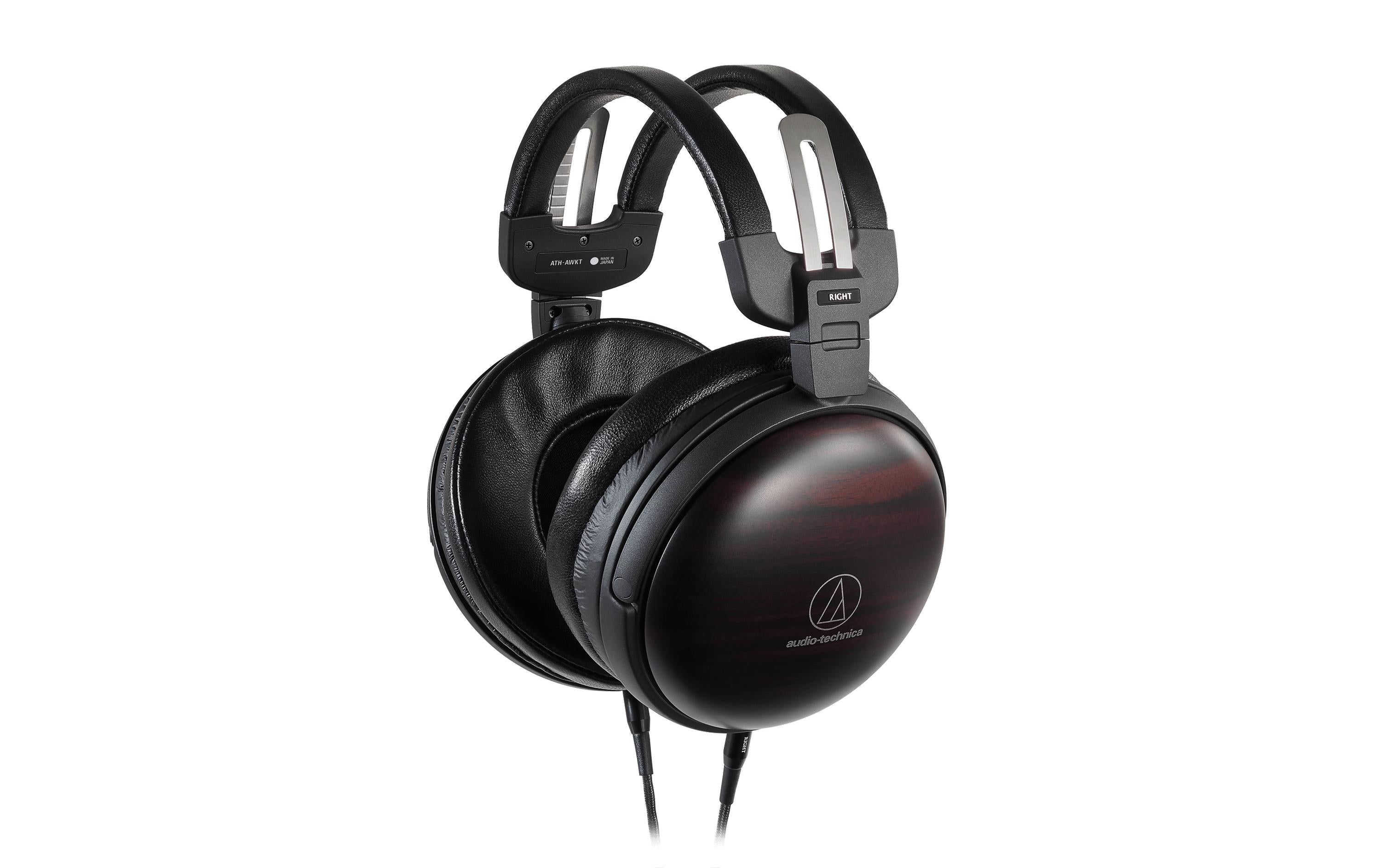 Audio-Technica ATH-AWKT Over-Ear Kopfhörer – Kabelgebunden (XLR), Braun/Schwarz