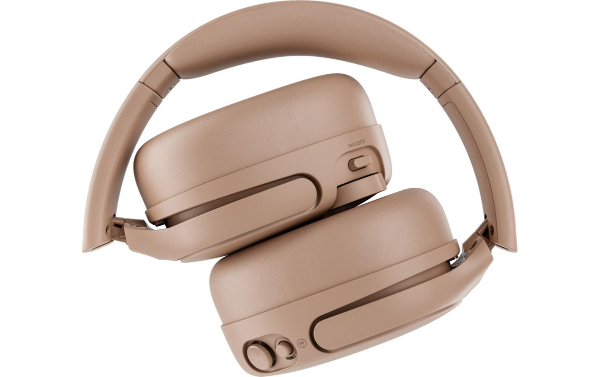 Skullcandy Crusher 720 Over-Ear Kopfhörer – Kabel 3,5 mm + BT 5,3, USB-C, Beige