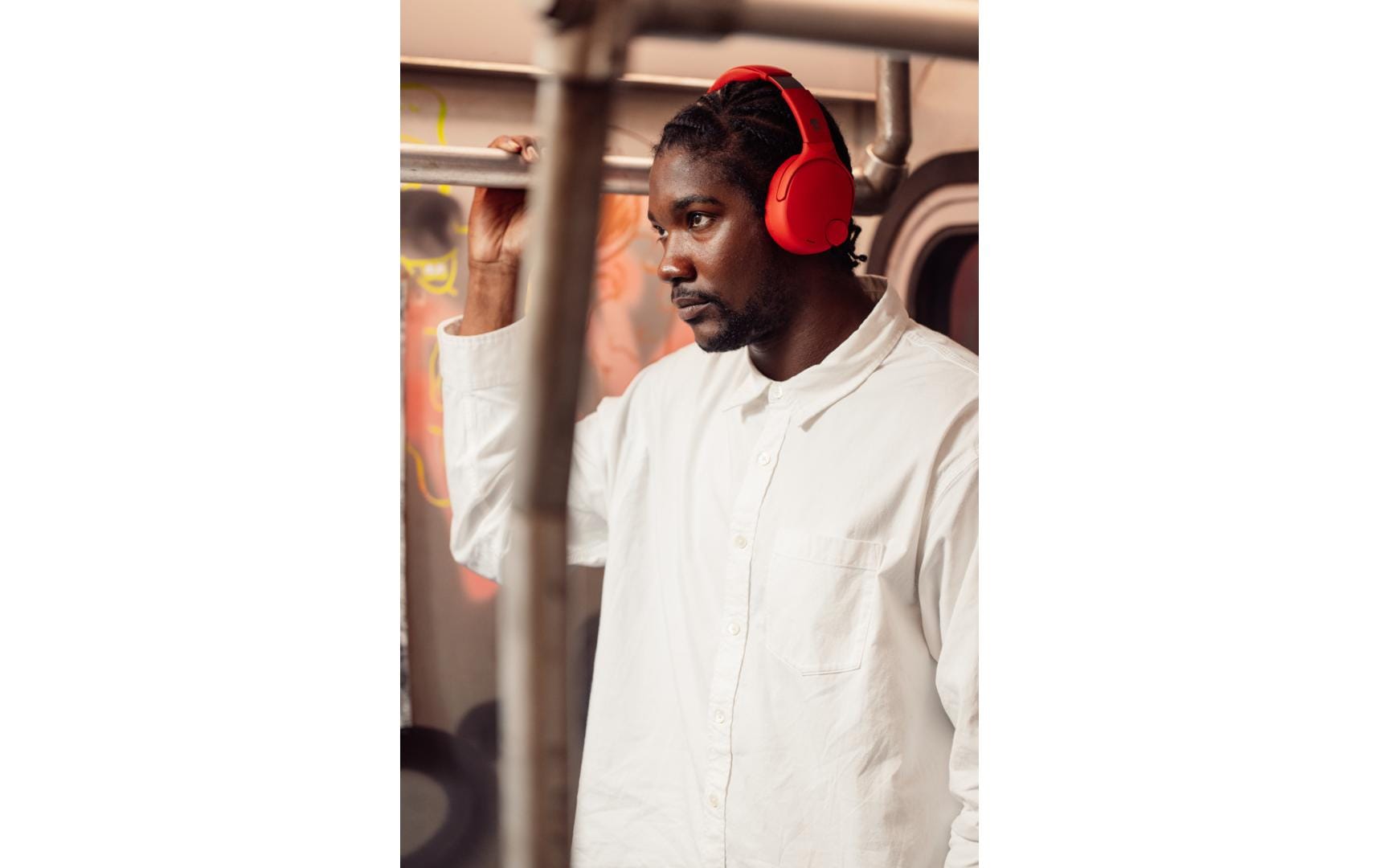 Skullcandy Crusher 720 Over-Ear Kopfhörer – Stereo, Kabel + BT, USB-C, Rot, BT 5.3