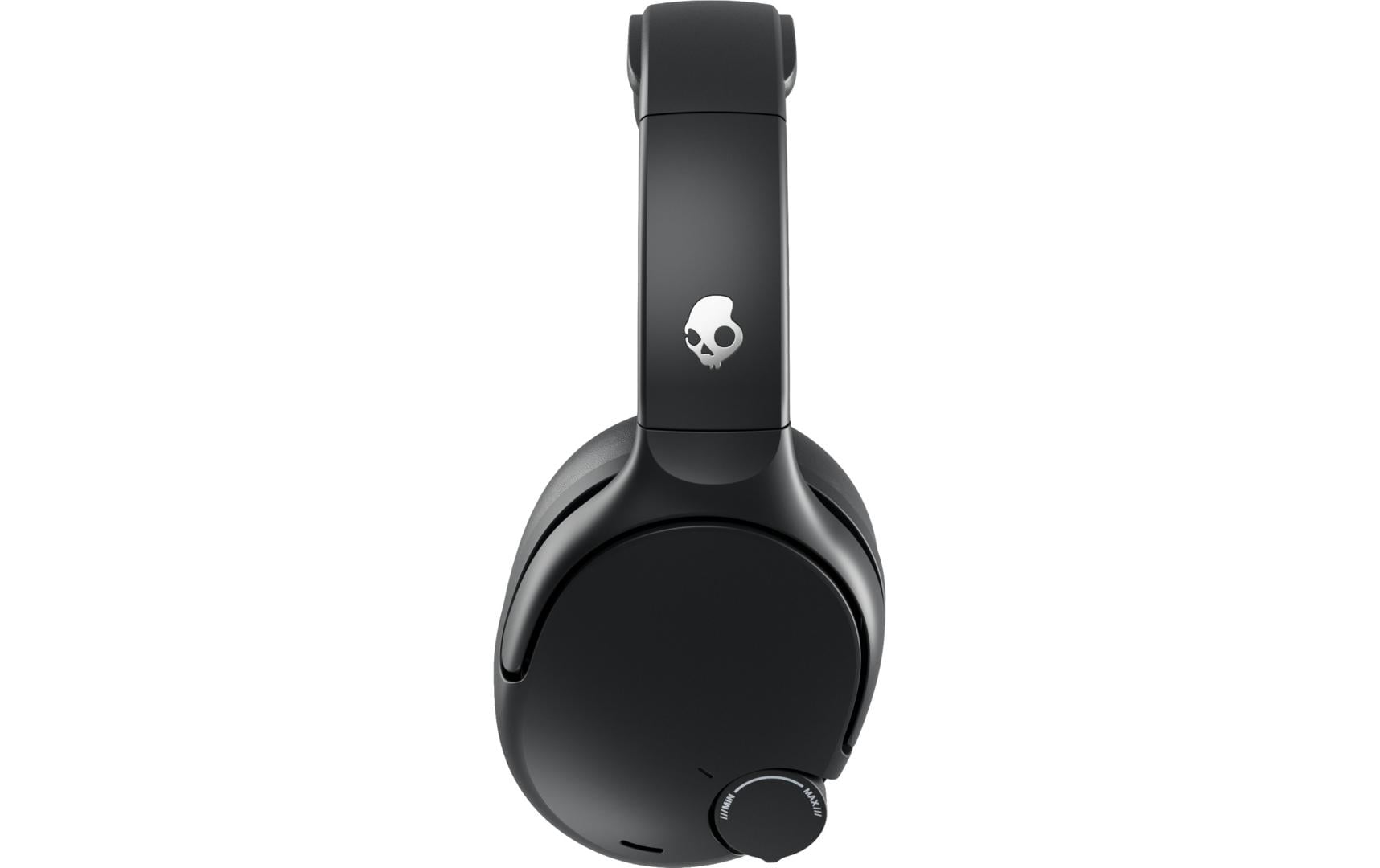 Skullcandy Crusher 720 Over-Ear Kopfhörer – Kabel (3,5 mm Klinke, USB-C) + BT, BT 5.3, Schwarz