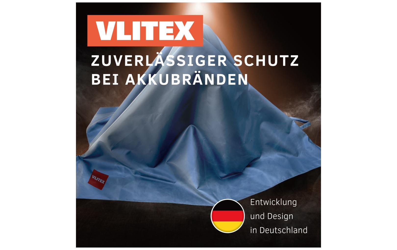 Vlitex Brandbegrenzungsdecke, 250,0 cm × 300,0 cm, Glasfasergewebe, silikonbeschichtet