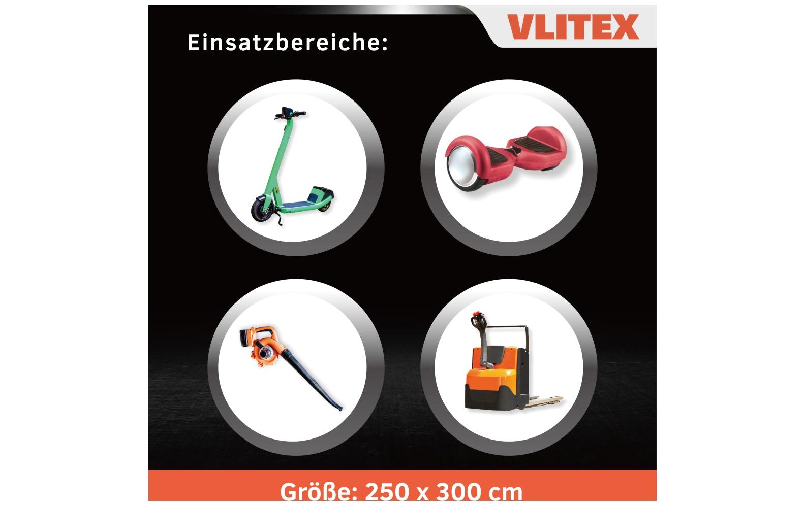 Vlitex Brandbegrenzungsdecke, 250,0 cm × 300,0 cm, Glasfasergewebe, silikonbeschichtet