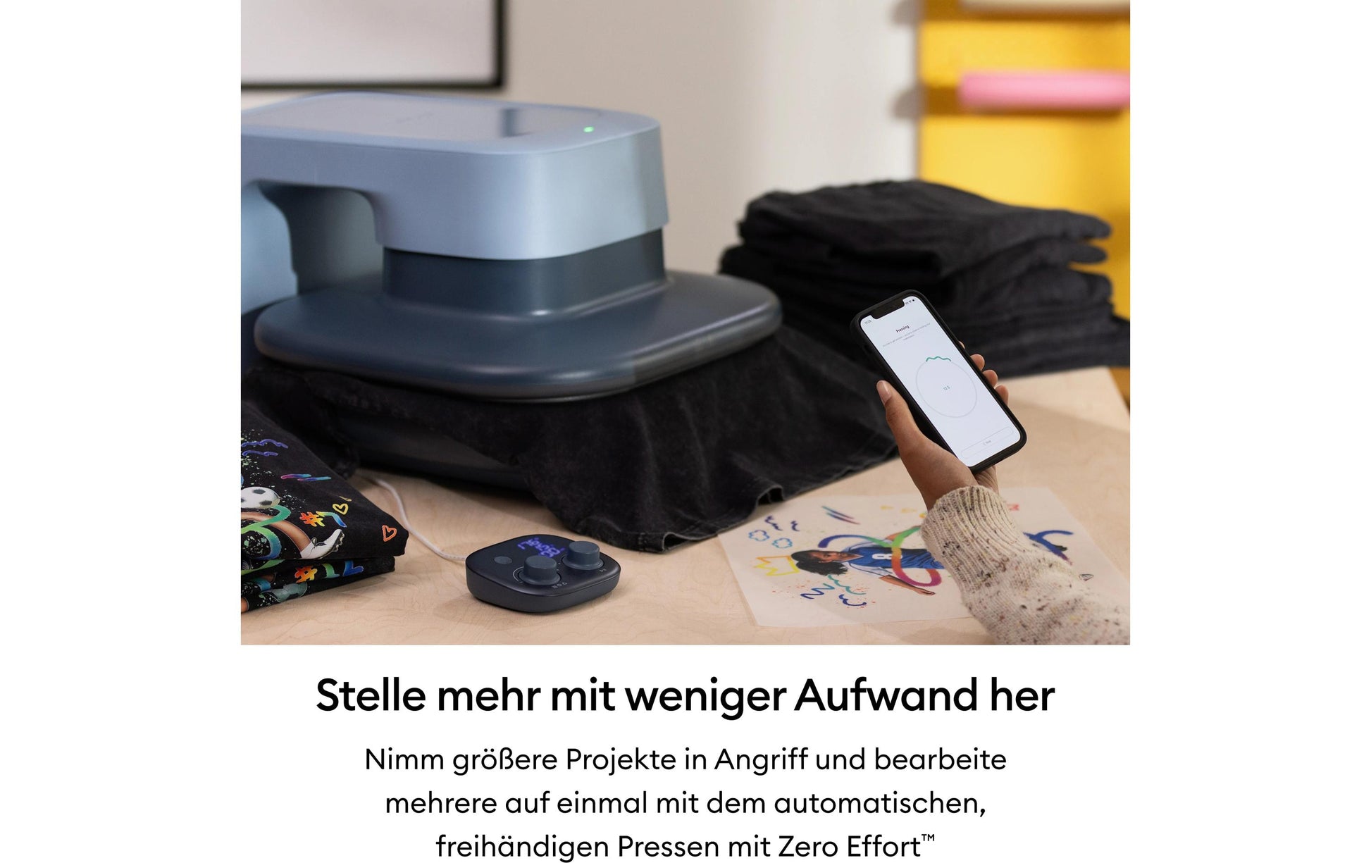 Cricut Heizpresse AutoPress 2 Hydrogen, blaugrau, 38 × 38 cm